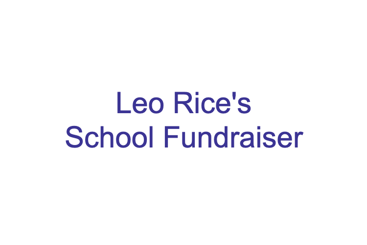 Leo's School Fundraiser